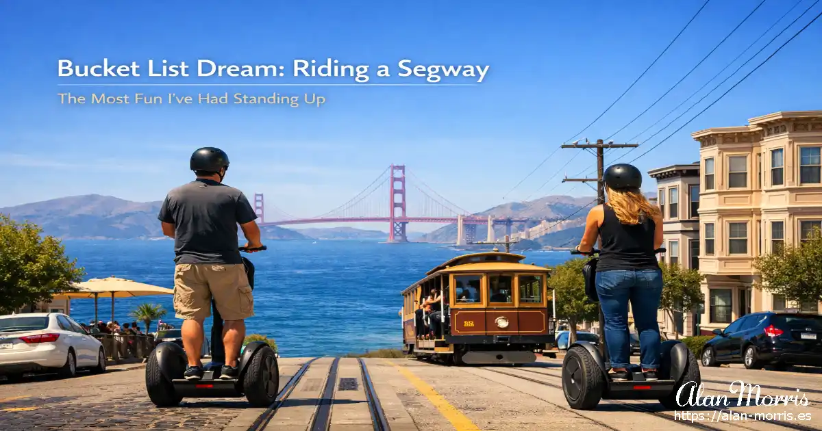 Bucket list ride a segway banner