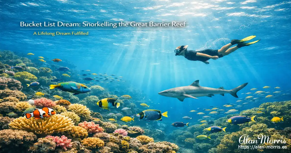 Bucket list snorkel barrier reef banner
