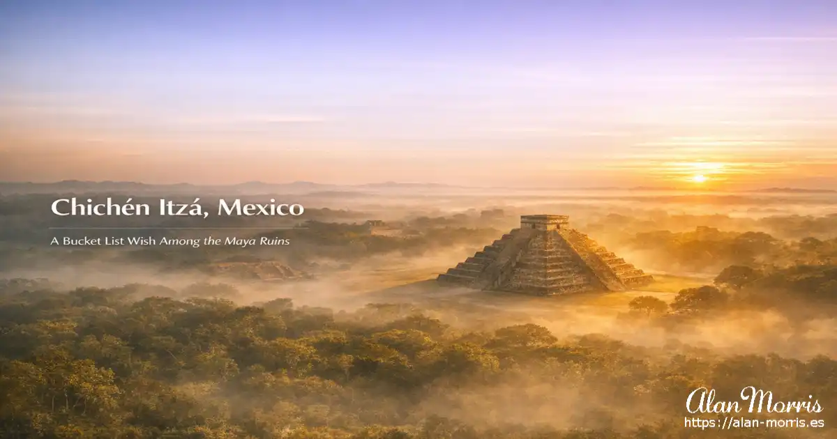 Bucket list Chichen Itza banner