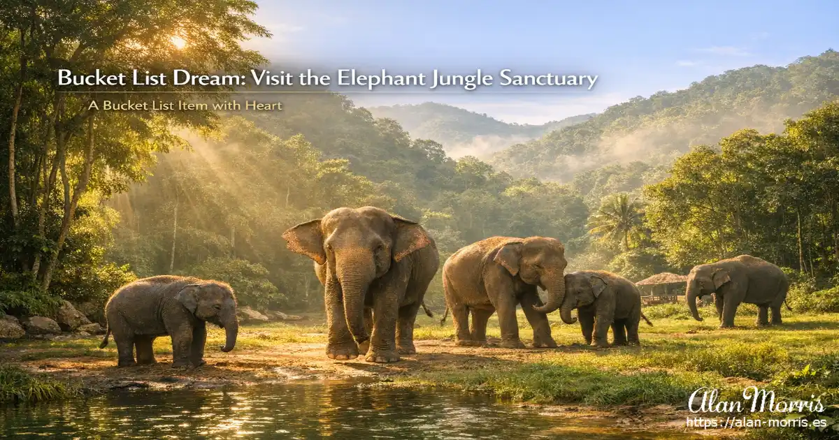 Bucket list. Elephant sanctuary.