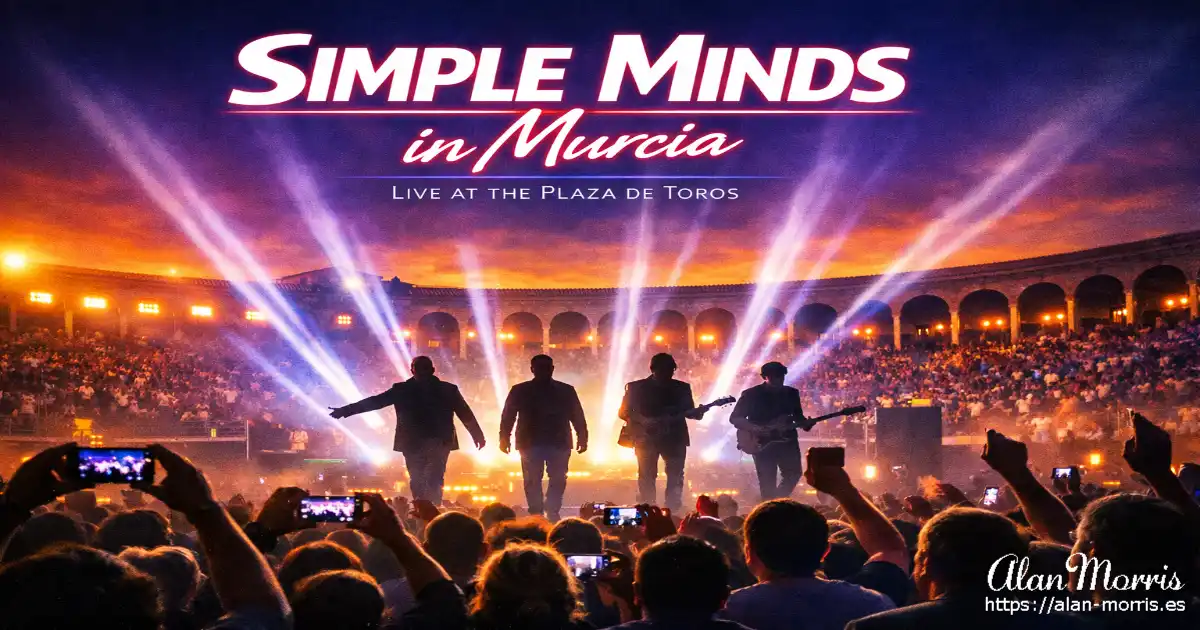 Simple Minds at the Murcia Bullring.