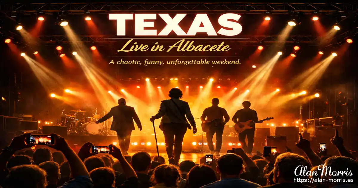Texas performing on stage.