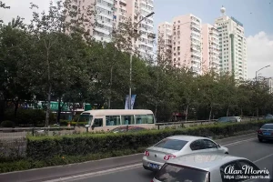 Residential tower blocks in Beijing. Residential tower blocks in Beijing.