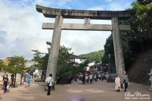Torri Gate on Miyajima Island.
