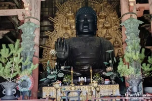 Tōdai-ji Buddhist temple, Nara, Japan.